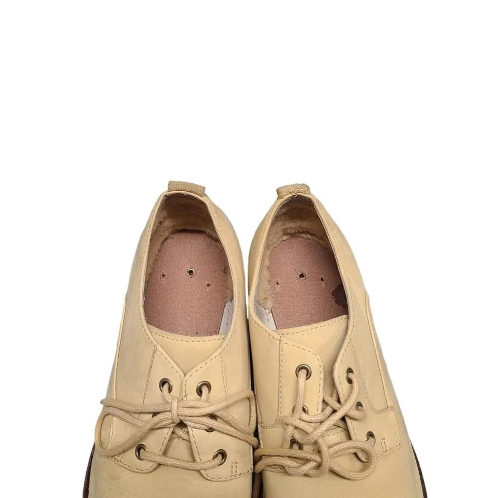 UGG Shoes Mens Size 10 Tan Klayton Lace Up Oxford Classic Preppy - Picture 7 of 13